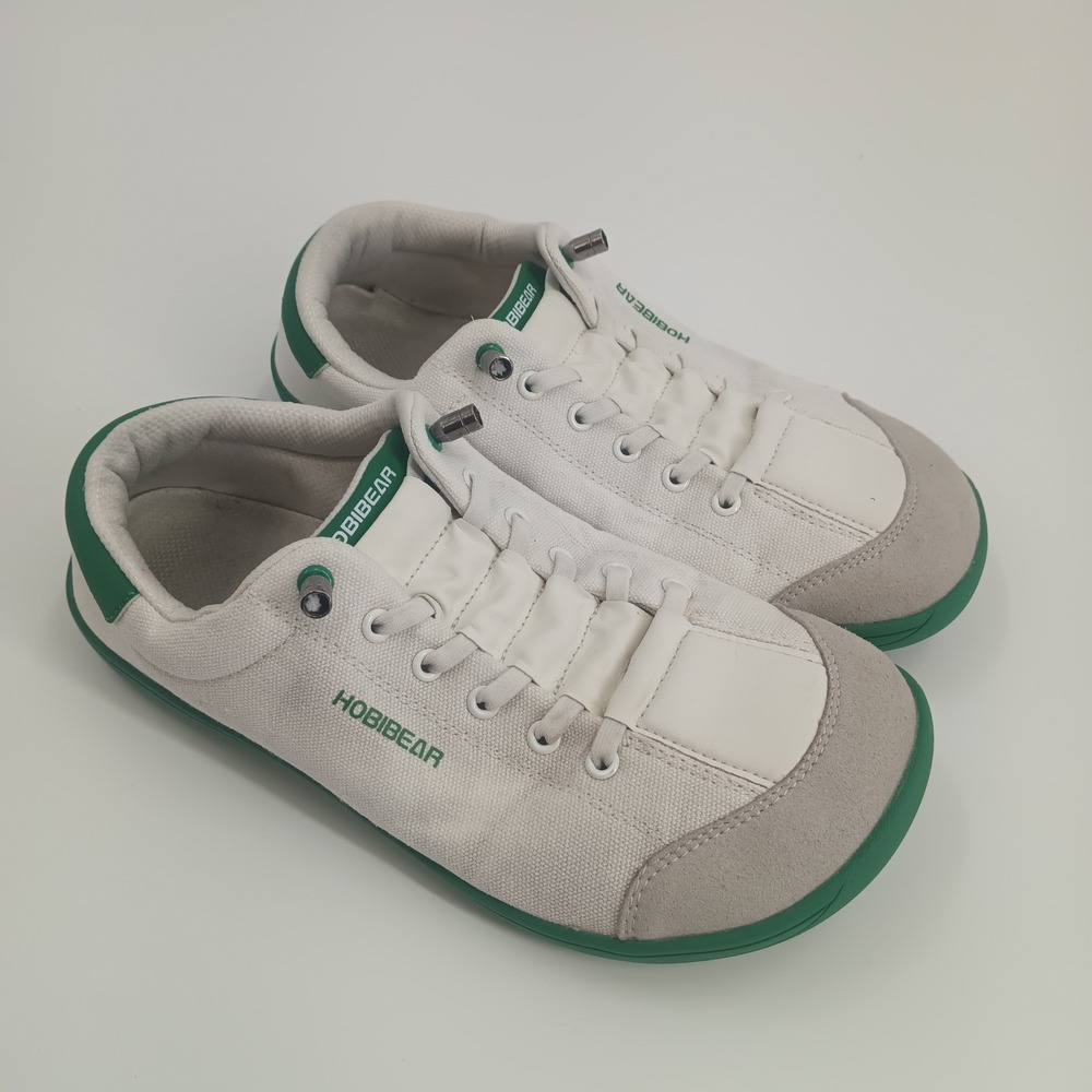 Hobibear Barefoot Shoes White Green Minimalist Wide Toe Box GST0071D EU 40